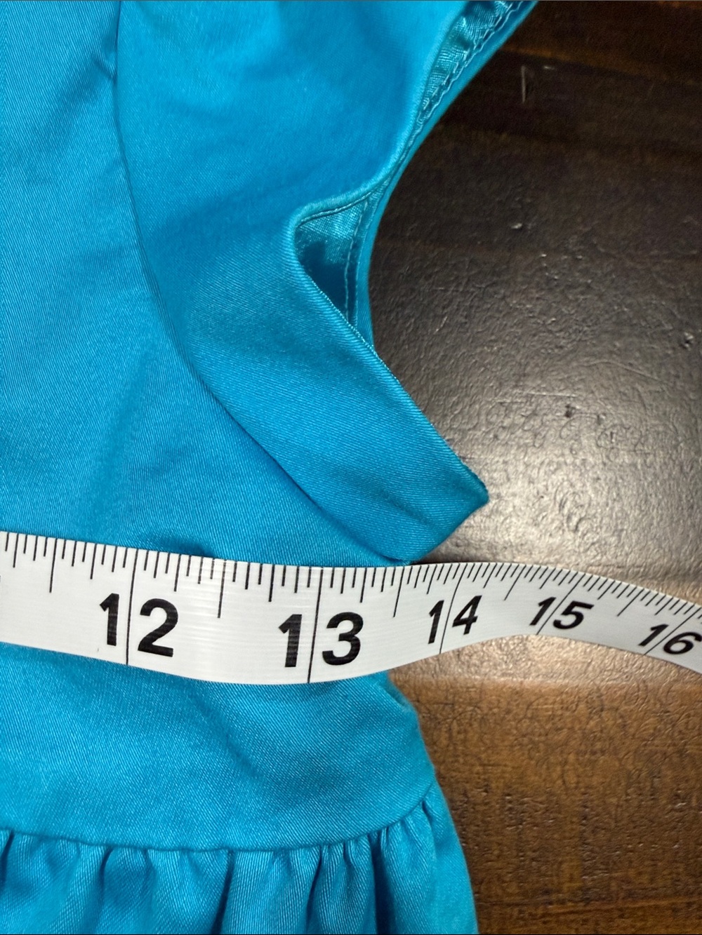 My Michelle Turquoise Ruffle Cardigan - Picture 5 of 7